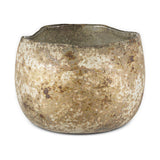 Gola Large Recycled Glass Tealight Holder - Antique Smoke