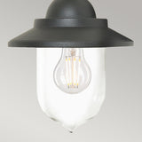 Sandown 1 Light Outdoor Chain Lantern - Black