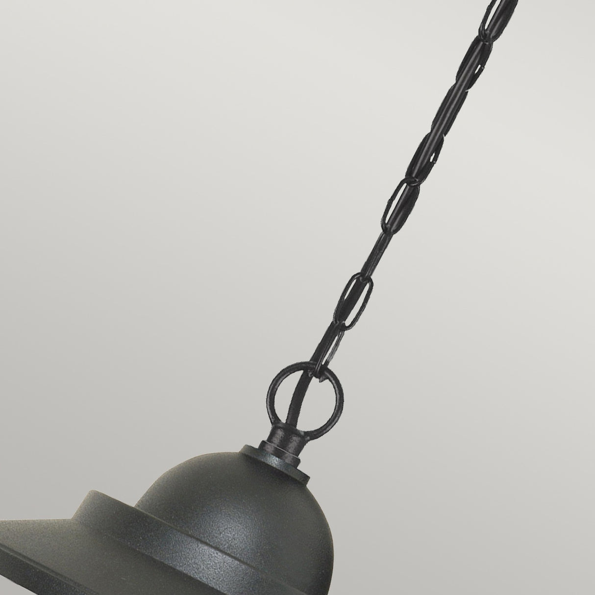 Sandown 1 Light Outdoor Chain Lantern - Black
