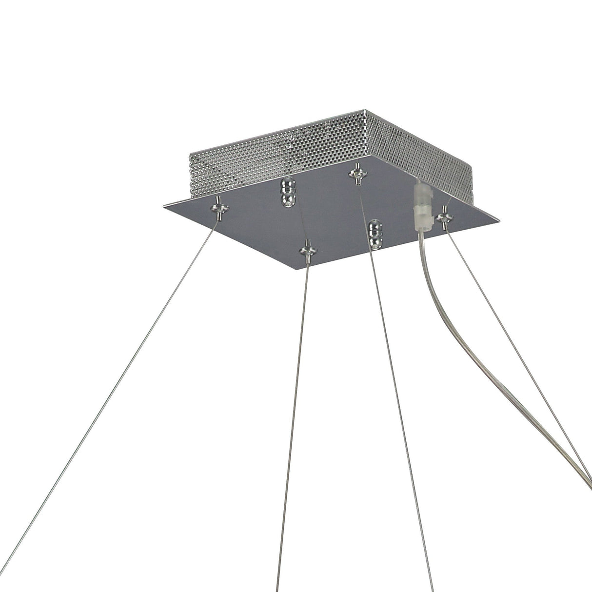 Galaxy Square LED Crystal Suspension Light 36W 4000K - Chrome