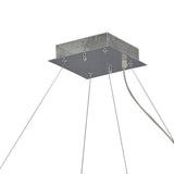 Galaxy Square LED Crystal Suspension Light 36W 4000K - Chrome