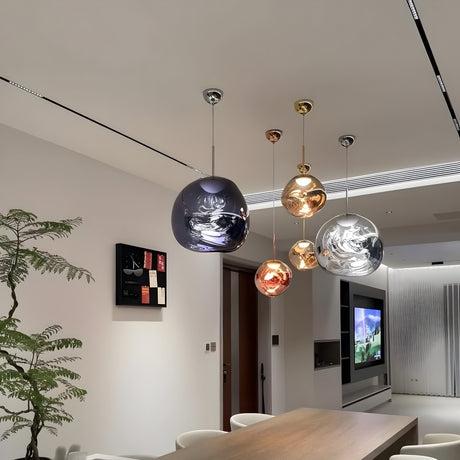 Lava Large LED Pendant Light - Smoked Blue