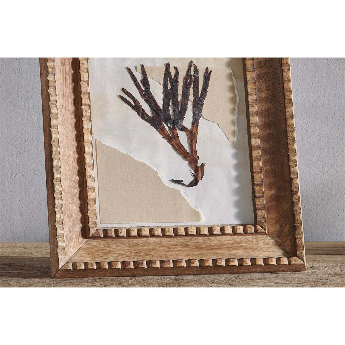Hansika 8 x 10 Mango Wood Photo Frame - Natural