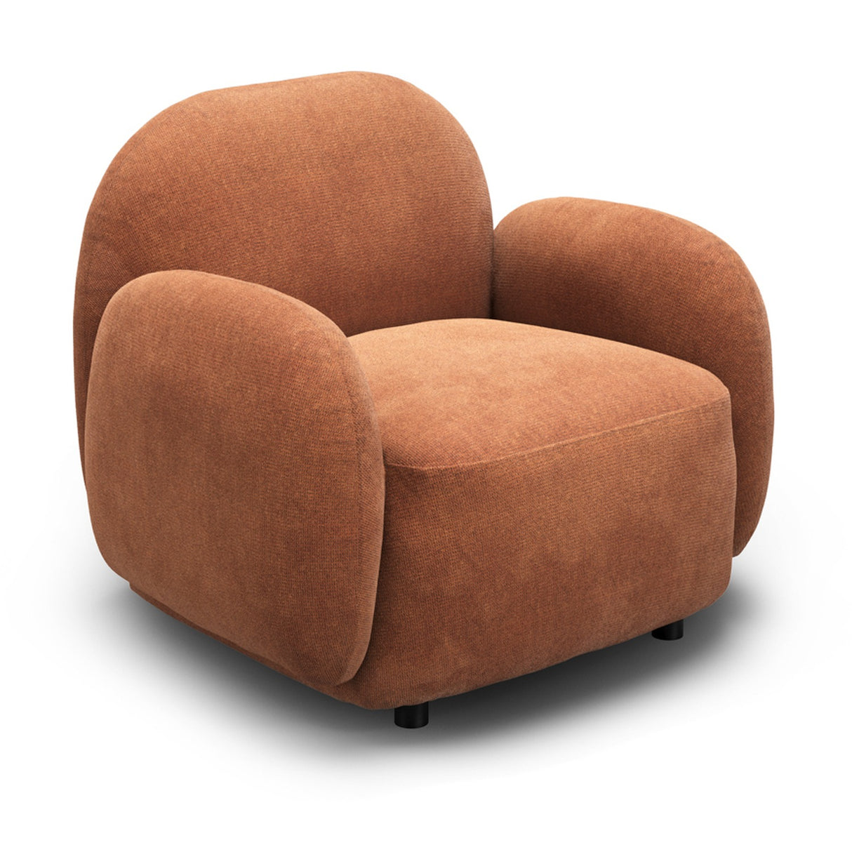 Hagu Accent Chair - Rust