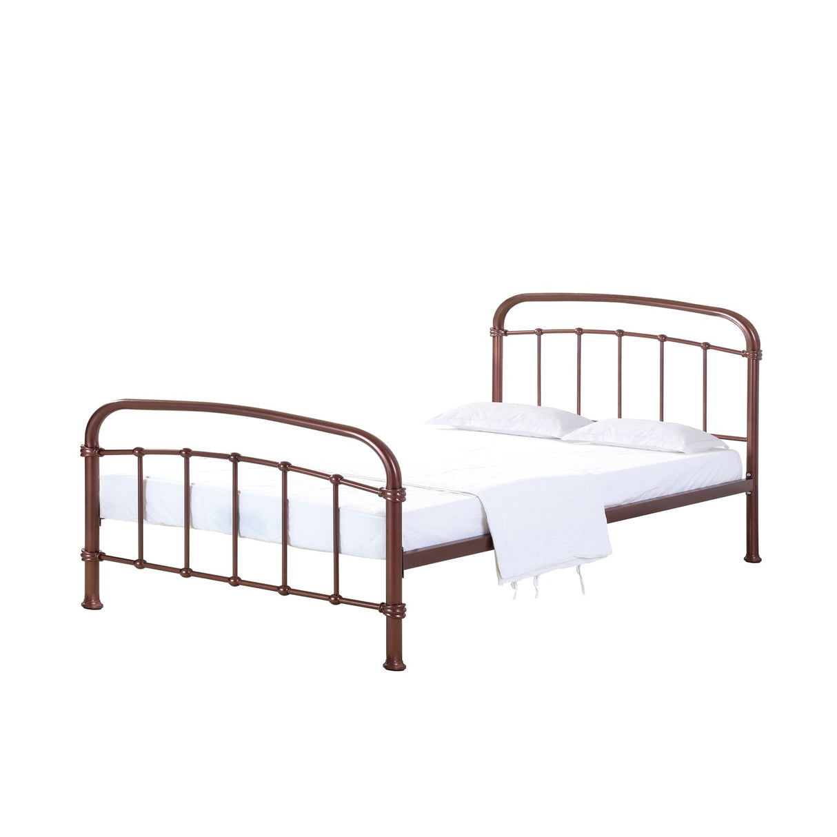 Halston King Size Bed Frame – Copper
