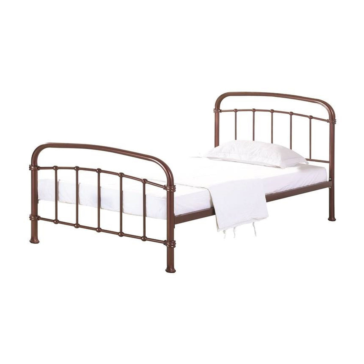 Halston King Size Bed Frame – Copper
