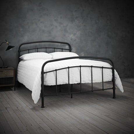 Halston Single Bed Frame - Black