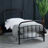 Halston Single Bed Frame - Black