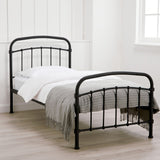 Halston Single Bed Frame - Black