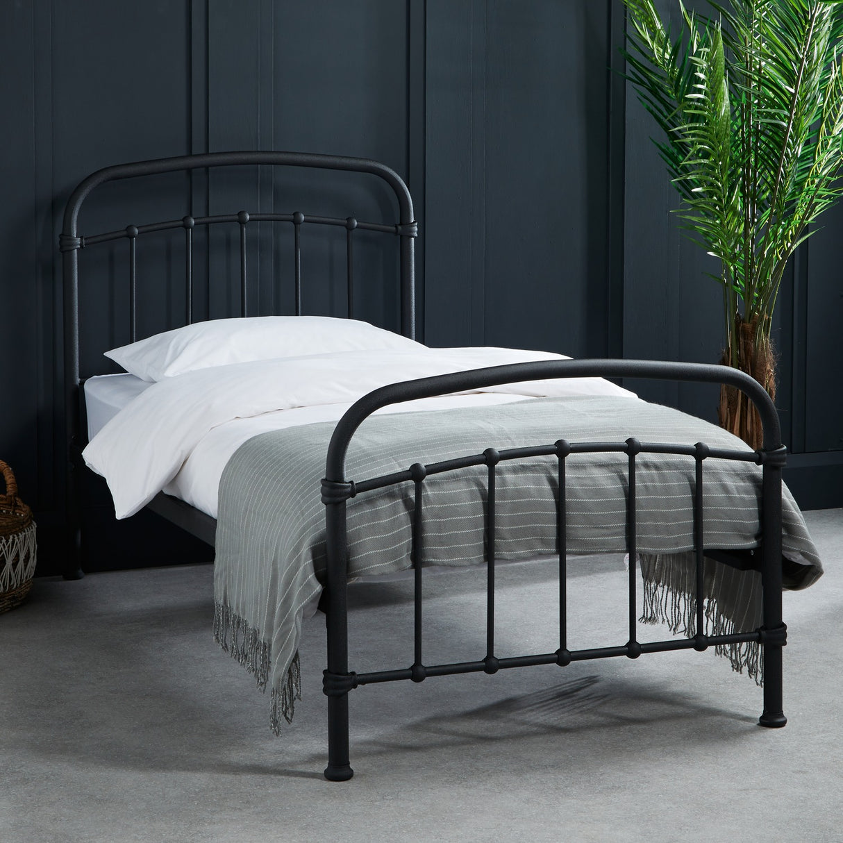 Halston Double Bed Frame – Black
