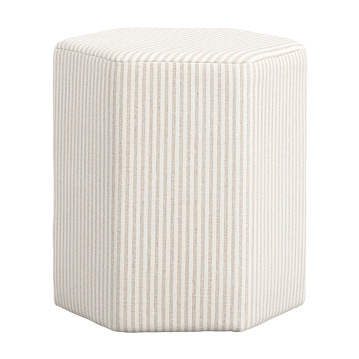 Harbour Stool - Beige Thin Stripe