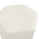 Harbour Stool - Beige Thin Stripe