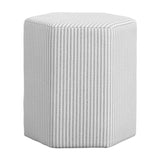 Harbour Stool - Grey Thin Stripe