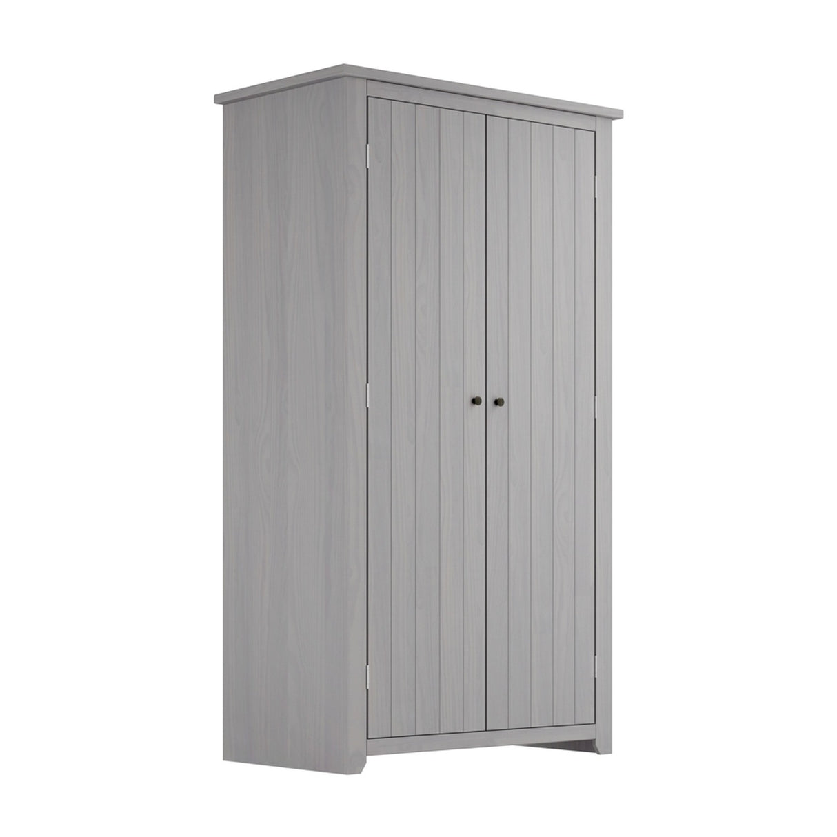 Havana 2 Door Wardrobe - Grey with Pewter