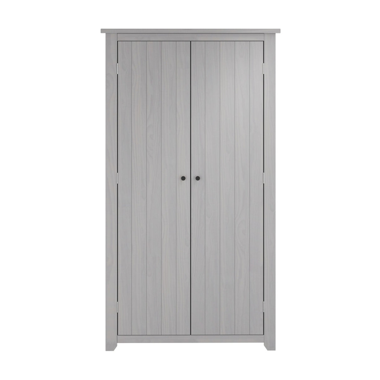Havana 2 Door Wardrobe - Grey with Pewter