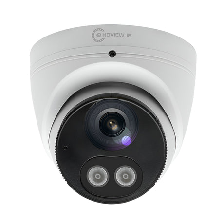 HDview IP 24/7 IP PoE 8MP 2.8mm Dome Camera - White