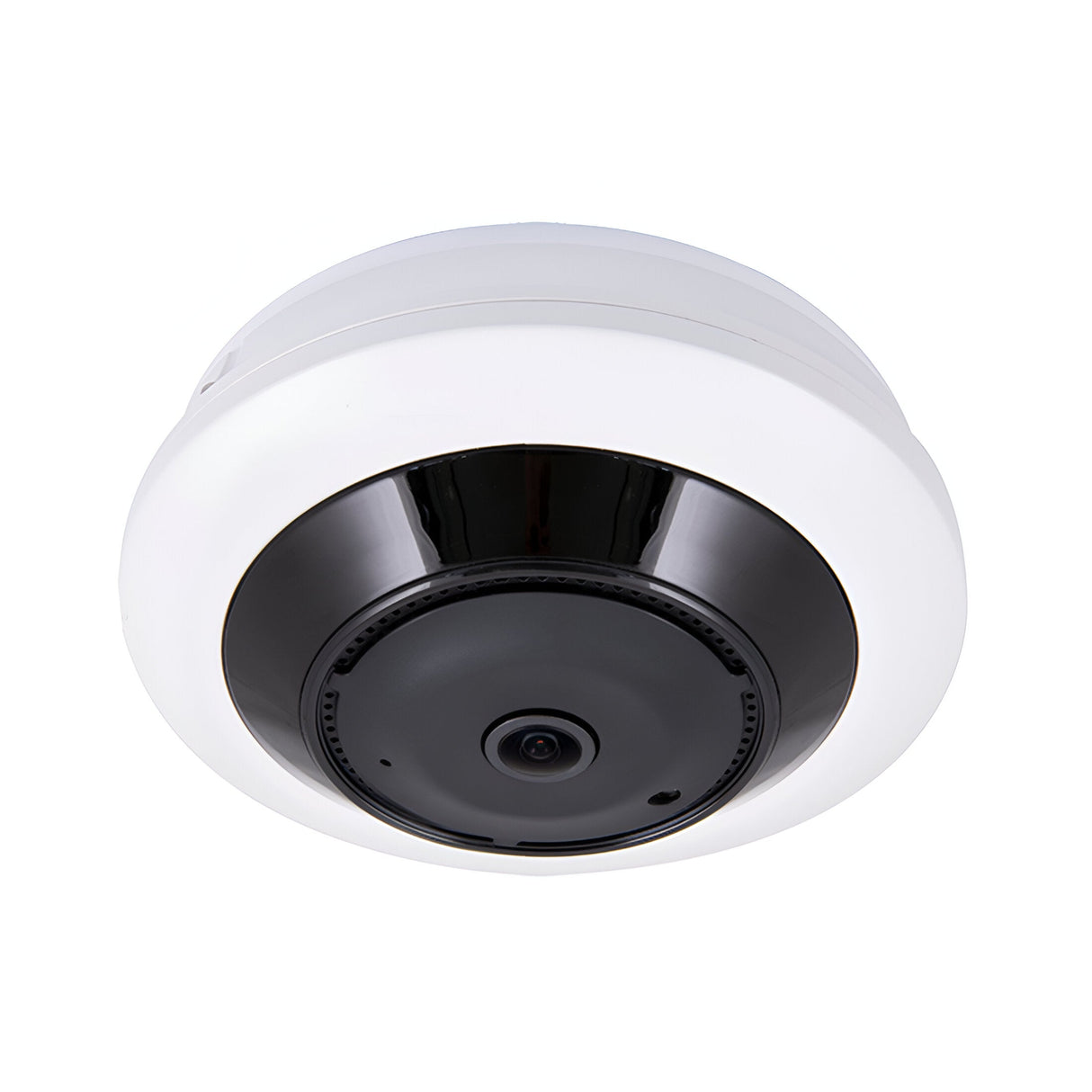 5MP 1.1mm Fisheye Lens Dome IP Camera - White