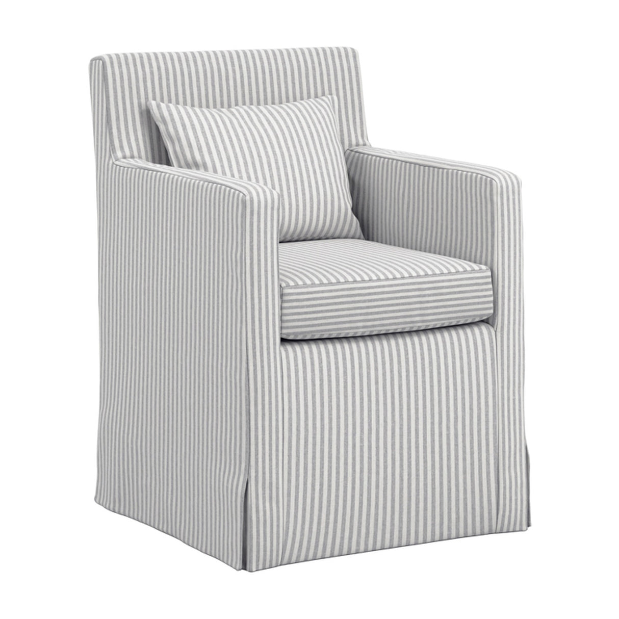 Hettie Dining Chair - Grey Thin Stripe