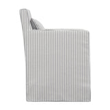 Hettie Dining Chair - Grey Thin Stripe