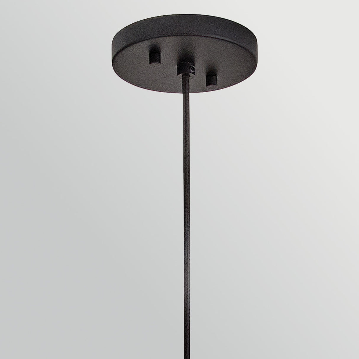 Arlen 1 Light Large Outdoor Pendant Light - Black & Rattan