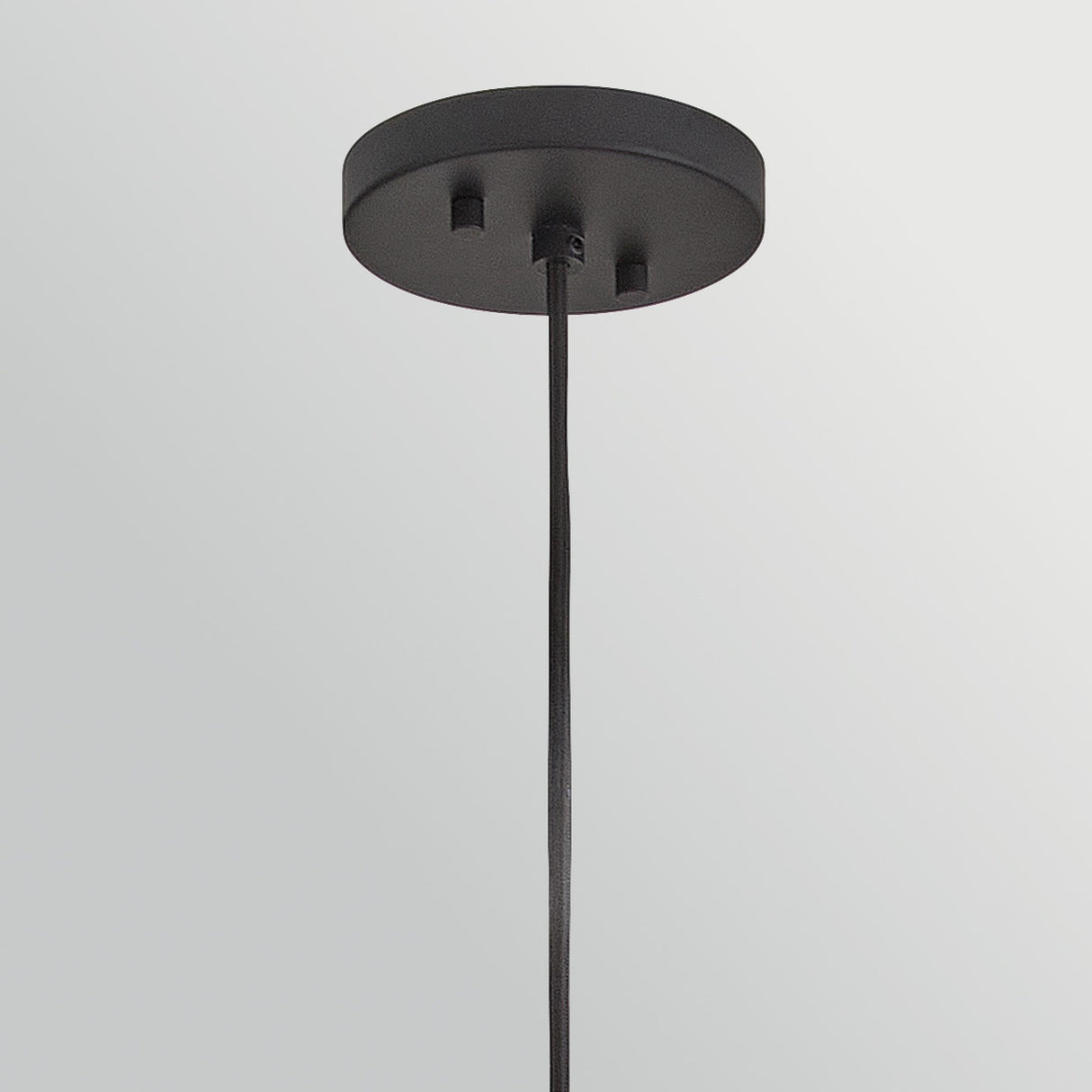 Arlen 1 Light X-Large Outdoor Pendant Light - Black & Rattan