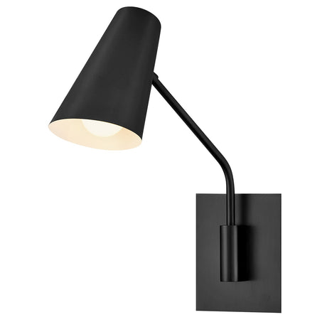 Bray 1 Light Wall Light - Black
