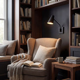 Bray 1 Light Wall Light - Black