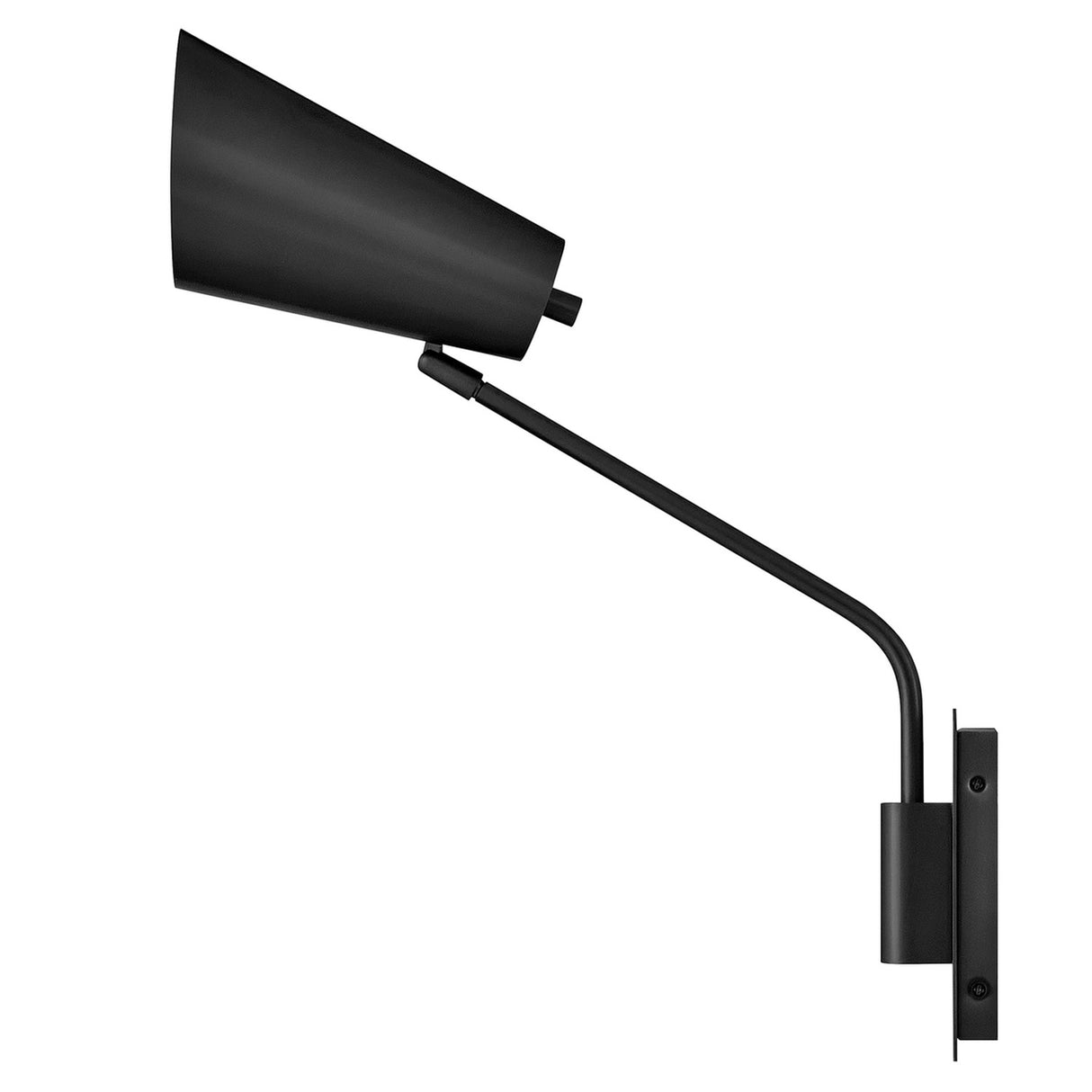 Bray 1 Light Wall Light - Black