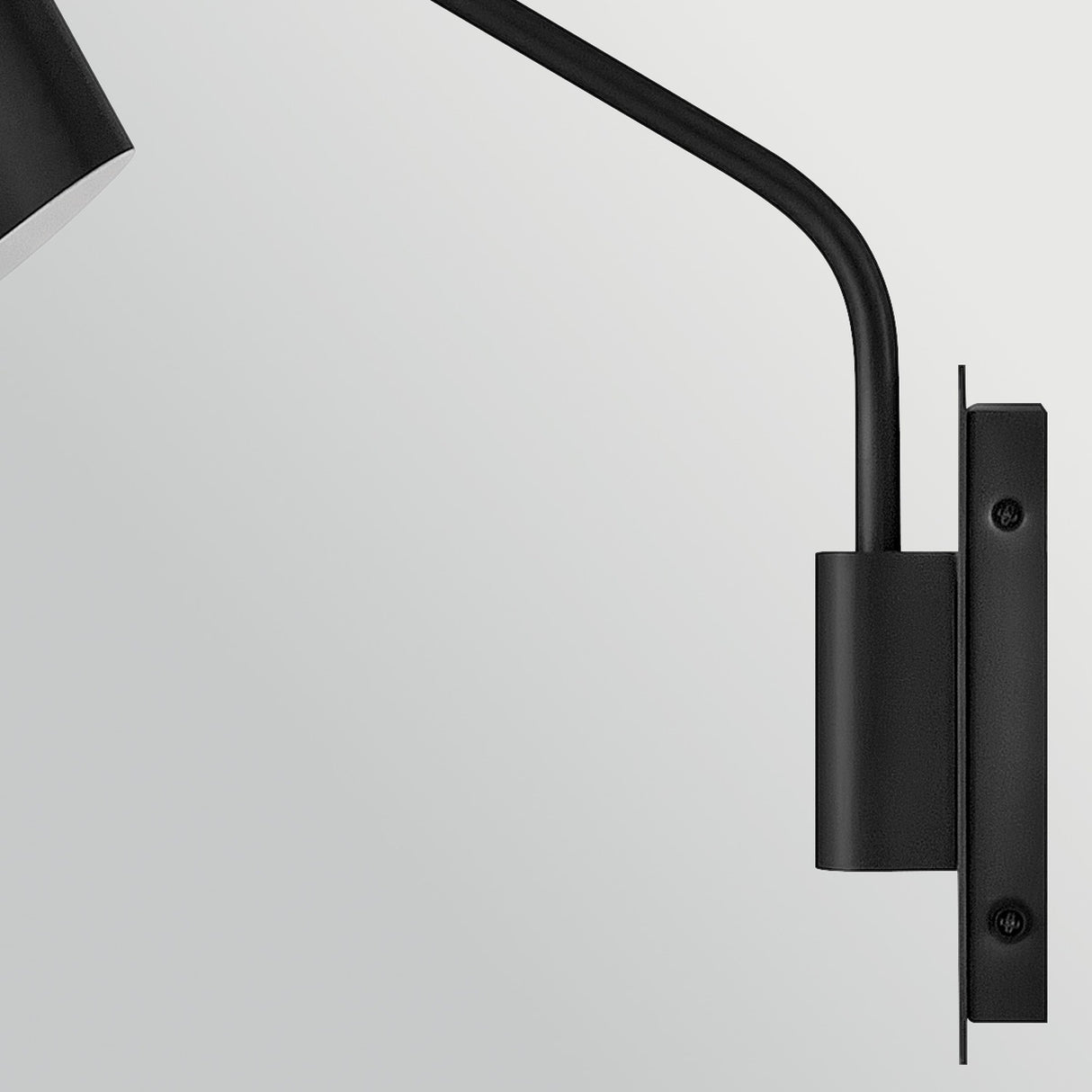 Bray 1 Light Wall Light - Black