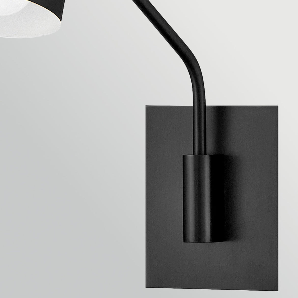 Bray 1 Light Wall Light - Black