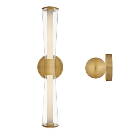 Elin 1 Light Wall Light - Lacquered Brass