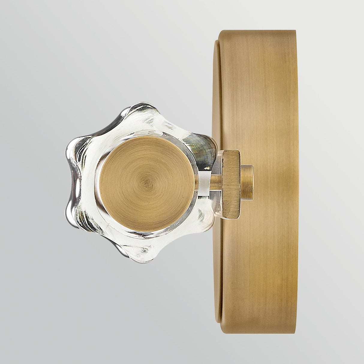 Georgette Small Wall Light - Lacquered Brass