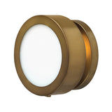 Mercer 1 Light Small Wall Light - Heritage Brass