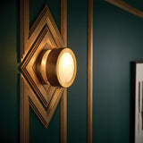 Mercer 1 Light Small Wall Light - Heritage Brass