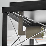 Monte 2 Light Outdoor Flush Ceiling Light - Black