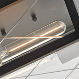 Monte 2 Light Outdoor Flush Ceiling Light - Black