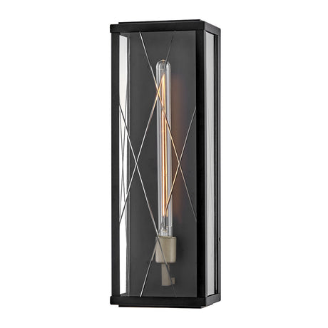 Monte 1 Light Large Outdoor Lantern - Black