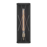 Monte 1 Light Large Outdoor Lantern - Black