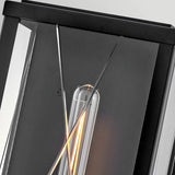 Monte 1 Light Large Outdoor Lantern - Black