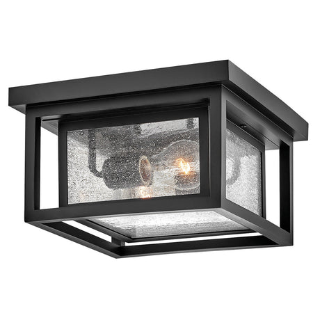 Republic 2 Light Small Outdoor Lantern - Black