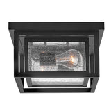 Republic 2 Light Small Outdoor Lantern - Black