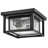 Republic 2 Light Small Outdoor Lantern - Black