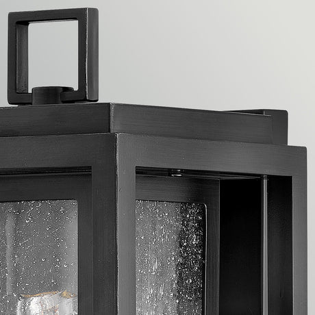 Republic 1 Light Medium Outdoor Lantern - Black