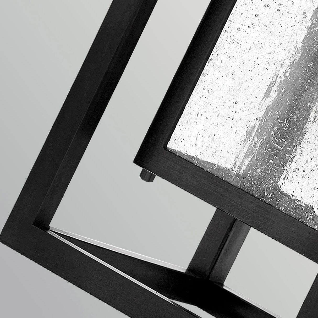 Republic 1 Light Medium Outdoor Lantern - Black
