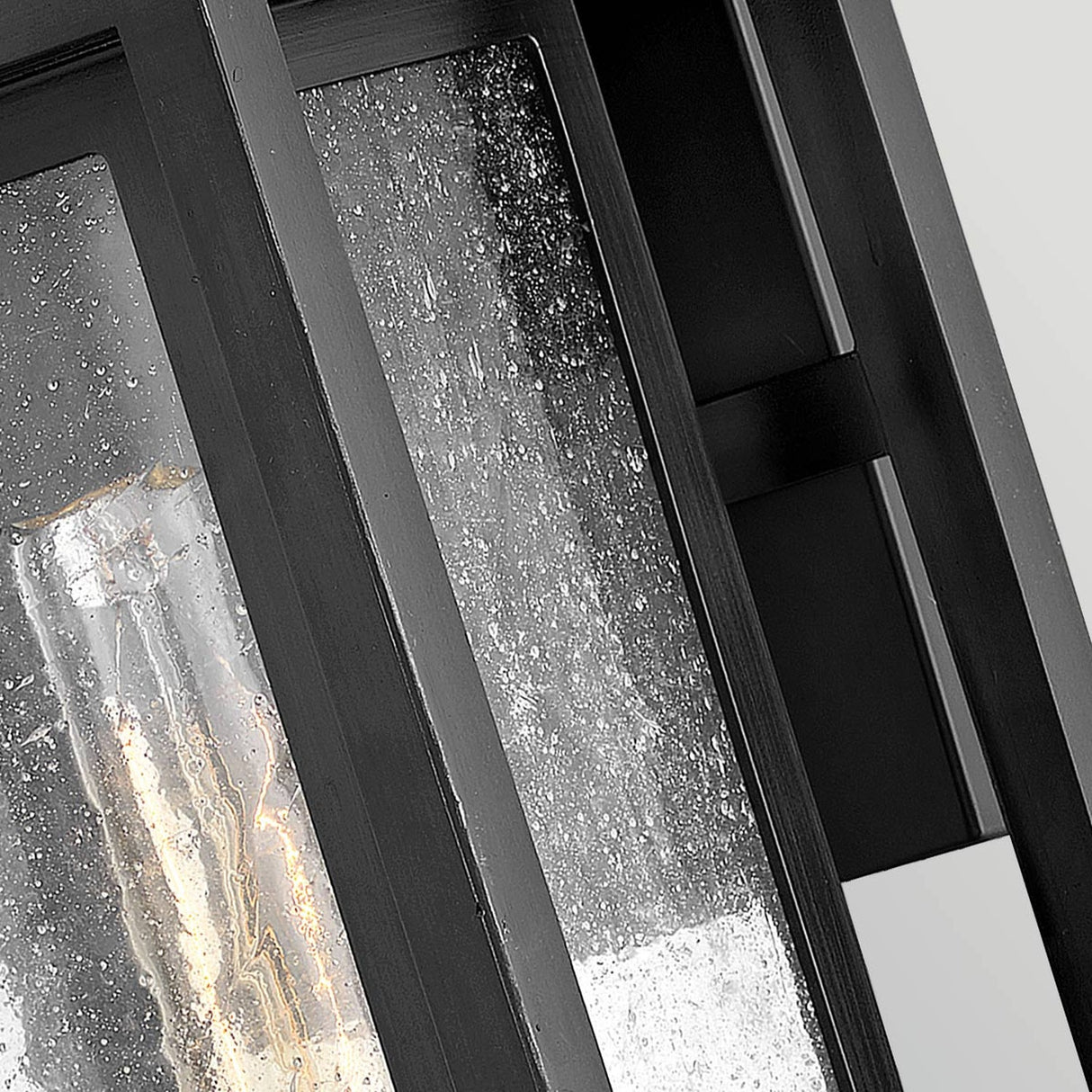 Republic 1 Light Medium Outdoor Lantern - Black