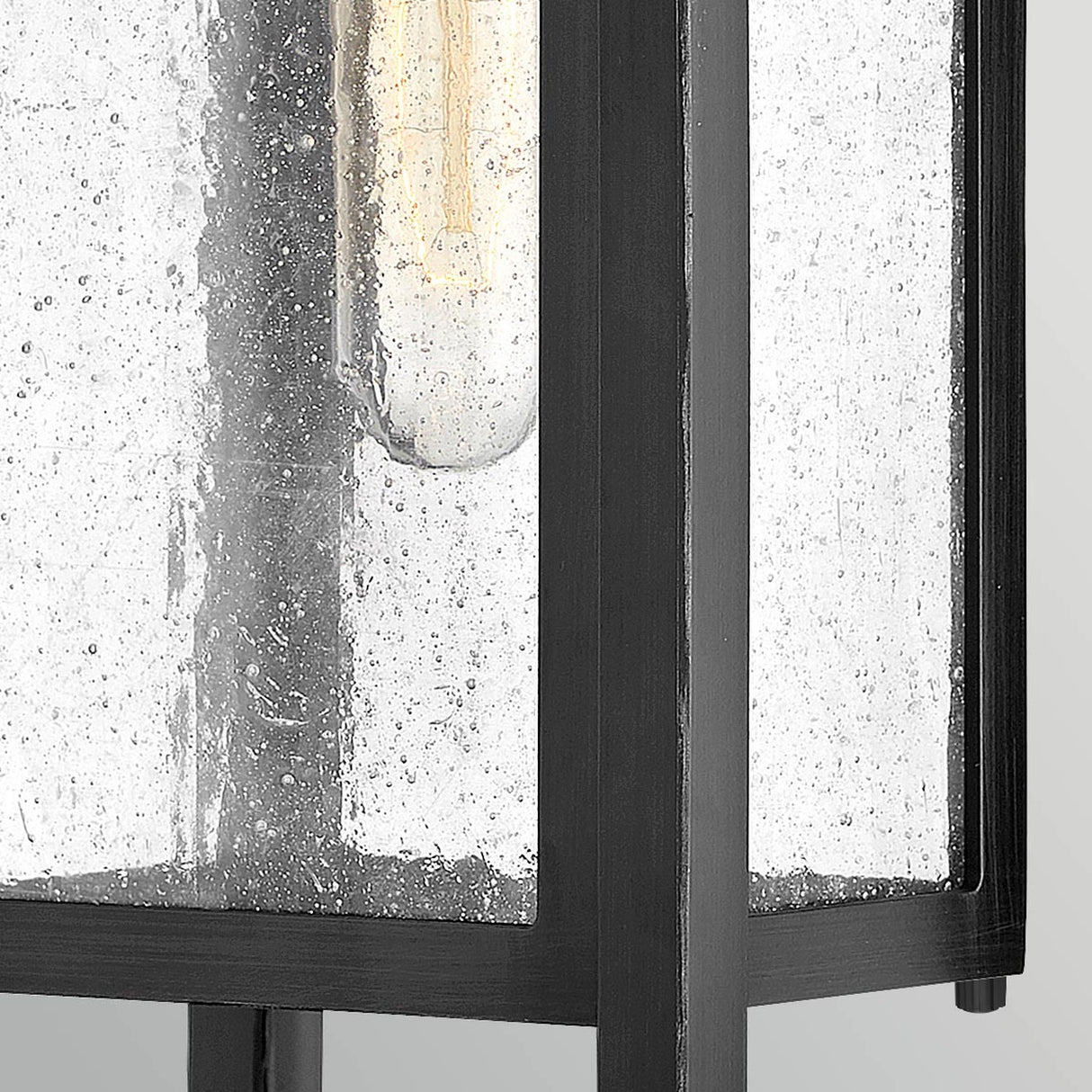 Republic 1 Light Medium Outdoor Lantern - Black