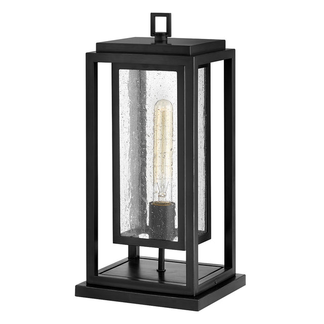 Republic 1 Light Medium Pedestal Light - Black