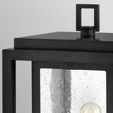 Republic 1 Light Medium Pedestal Light - Black