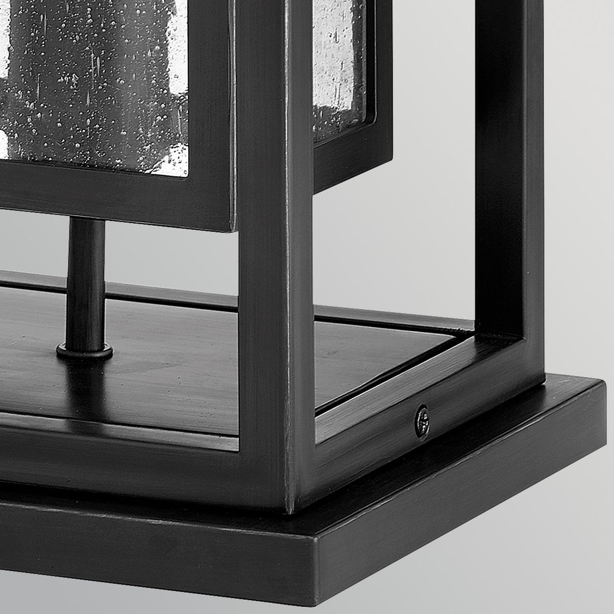 Republic 1 Light Medium Pedestal Light - Black