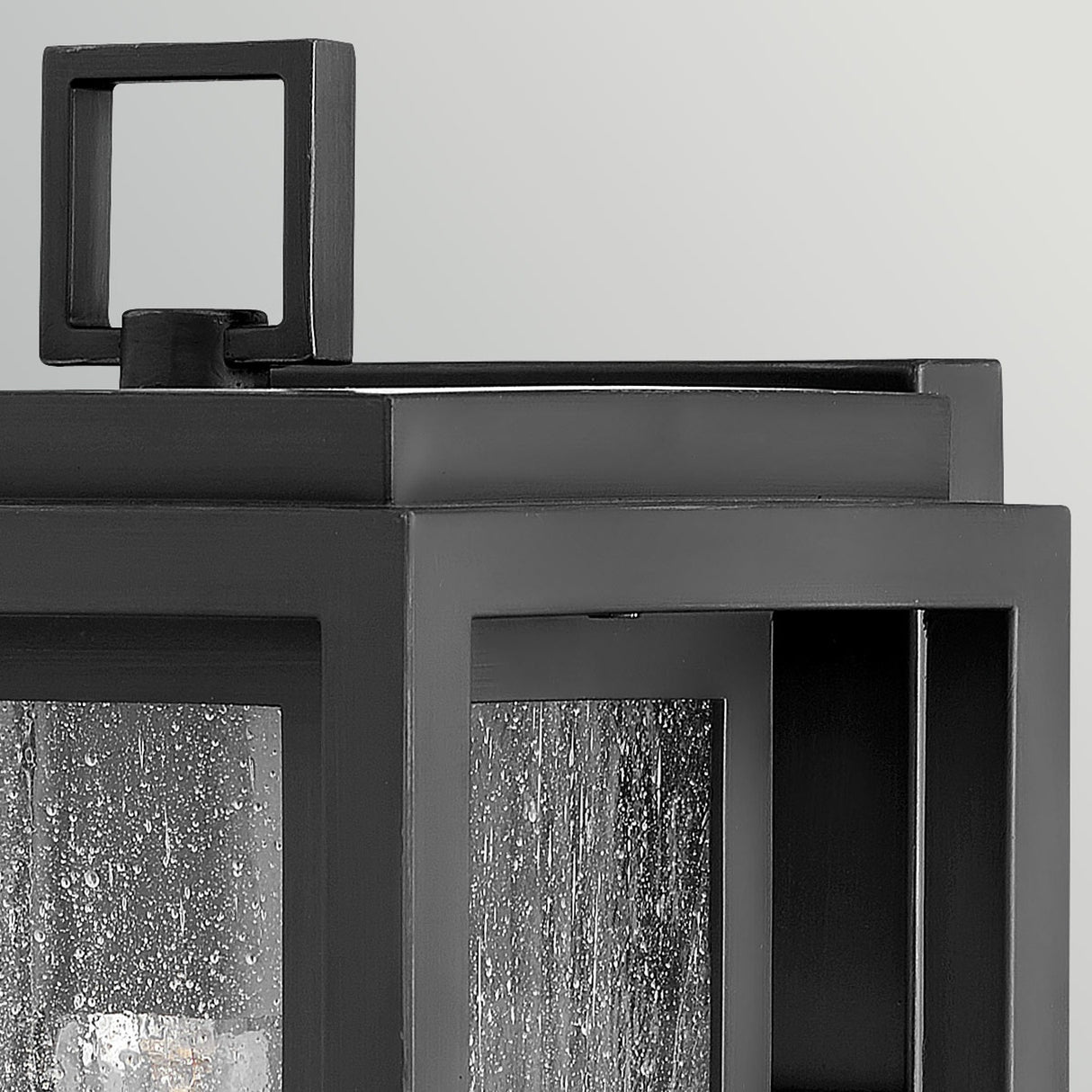 Republic 1 Light Small Outdoor Lantern - Black